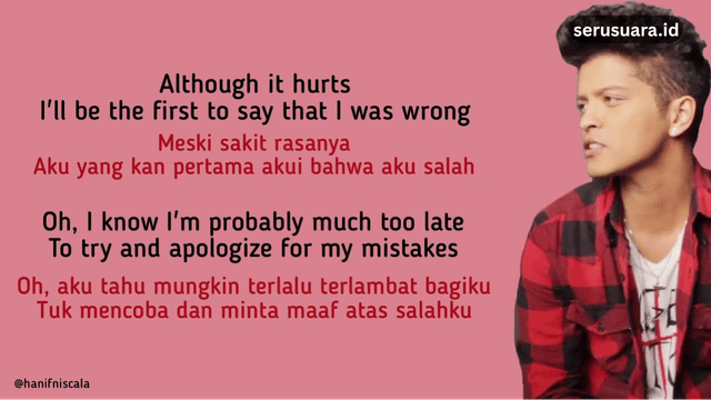 Makna Lagu When I Was Your Man yang Bikin Nyesek