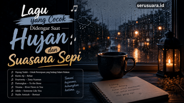 Lagu yang Cocok Didengar Saat Hujan dan Suasana Sepi